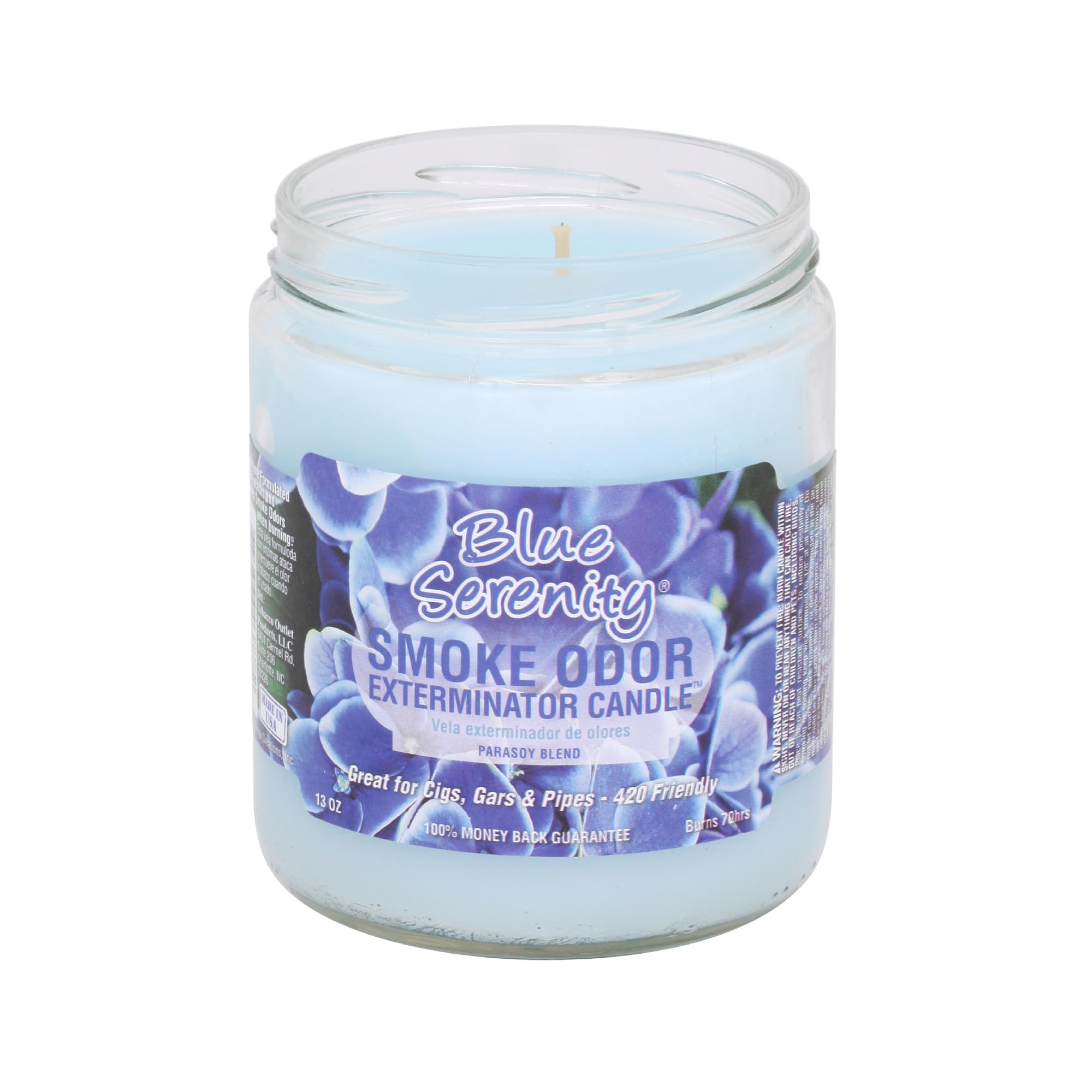 Smoke Odor Exterminator 13oz Jar Candle, Blue Serenity : Amazon.ca