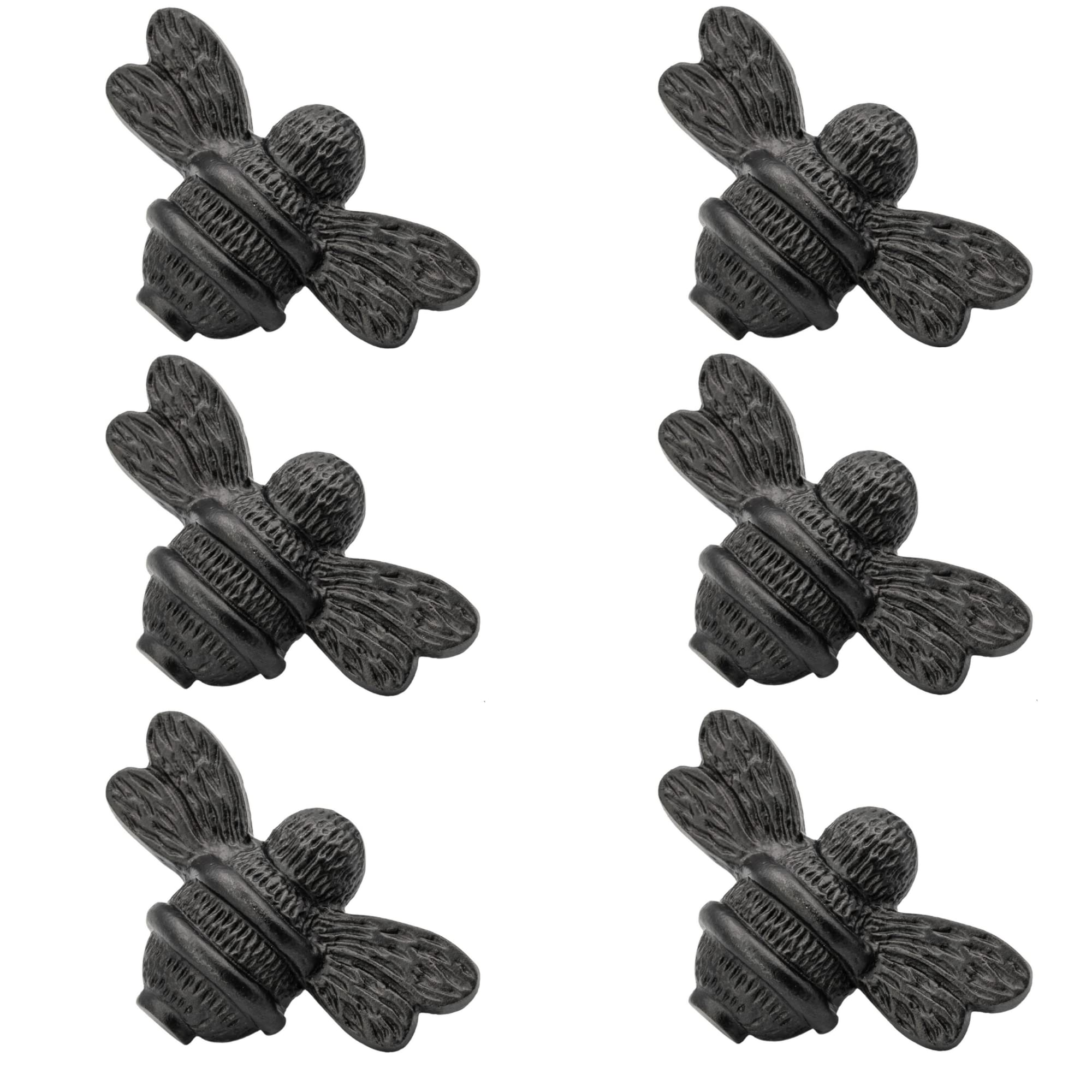 Brass bee 6 x Bumble Bee Drawer Knob | Drawer Handle | Bee Cabinet knob | Cupboards, Doors, Cabinets & Drawers (Black)
