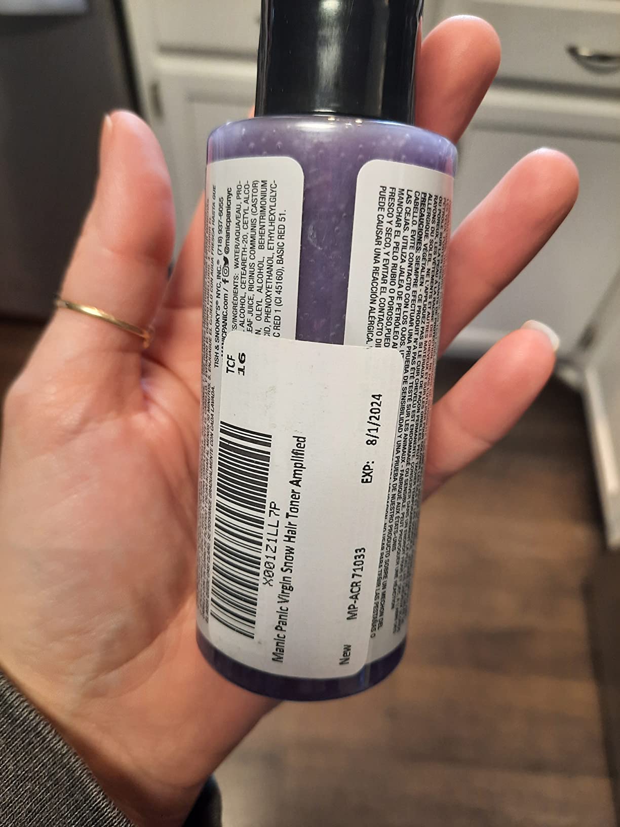 4/mo Finance MANIC PANIC Green Envy Hair Color Amplified Semi