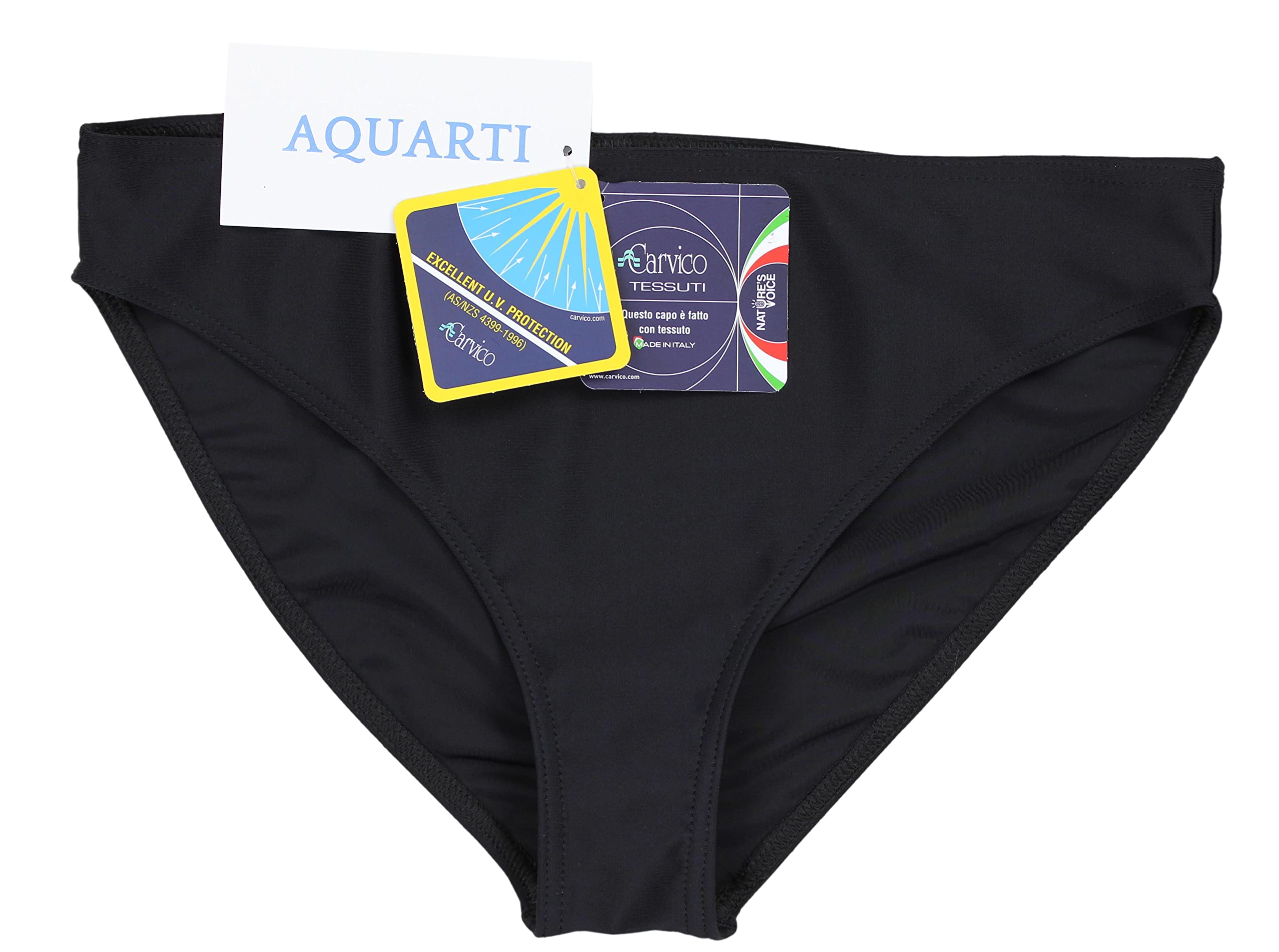 Aquarti Bragas de Bikini Mujer con Cintura Media – Braga Mujer Bikini Clásica en Colores Lisos