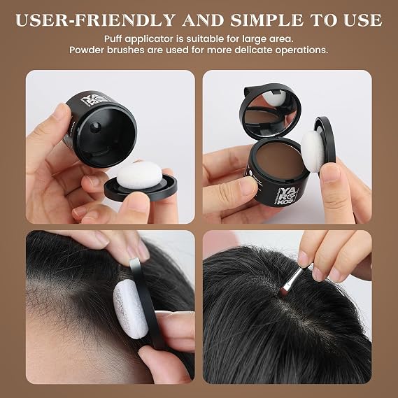 Hairline Shadow Powder, Light Blonde, Root Touch Up Powder for Instantly Gray Hair Cover Up, Women Color Root Coverage for Thinning Grey, Mens Roots Concealer for Hair Loss Beard Line, #10