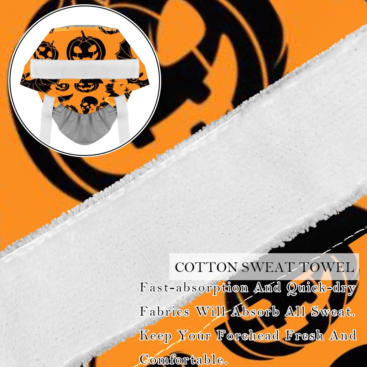 DEYYA Adjustable Scrub Bouffant Caps, 2 Packs Day of The Dead Sugar Skull Flower Working Hat Hair Cover with Ponytail Pouch, Soft Surgical Nurse Cap, Medium-3X-Large