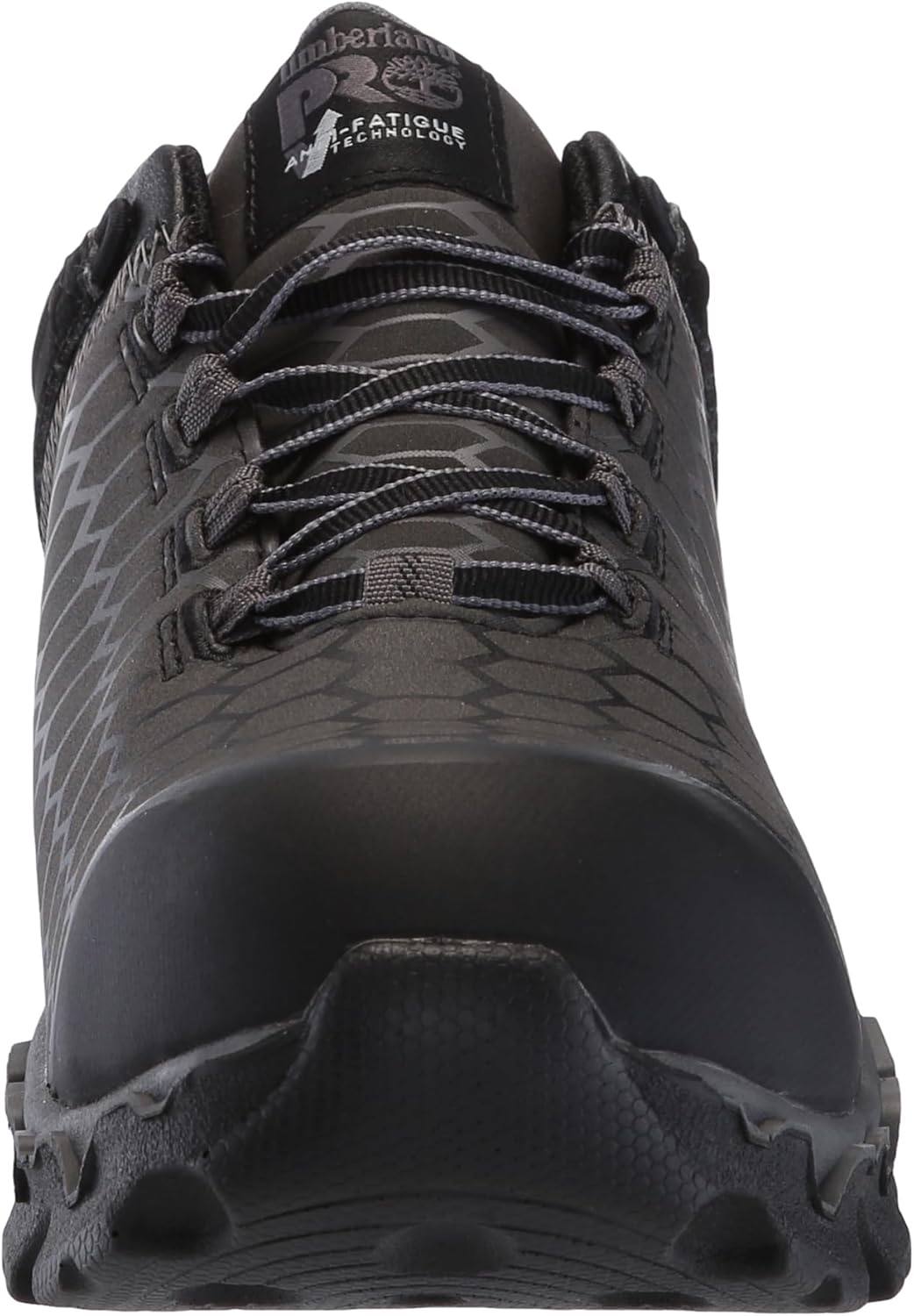 Timberland PRO Women's Powertrain Sport Alloy Safety Toe Industrial Athletic Work Shoe, Black/Grey-2024 NEW, 10M