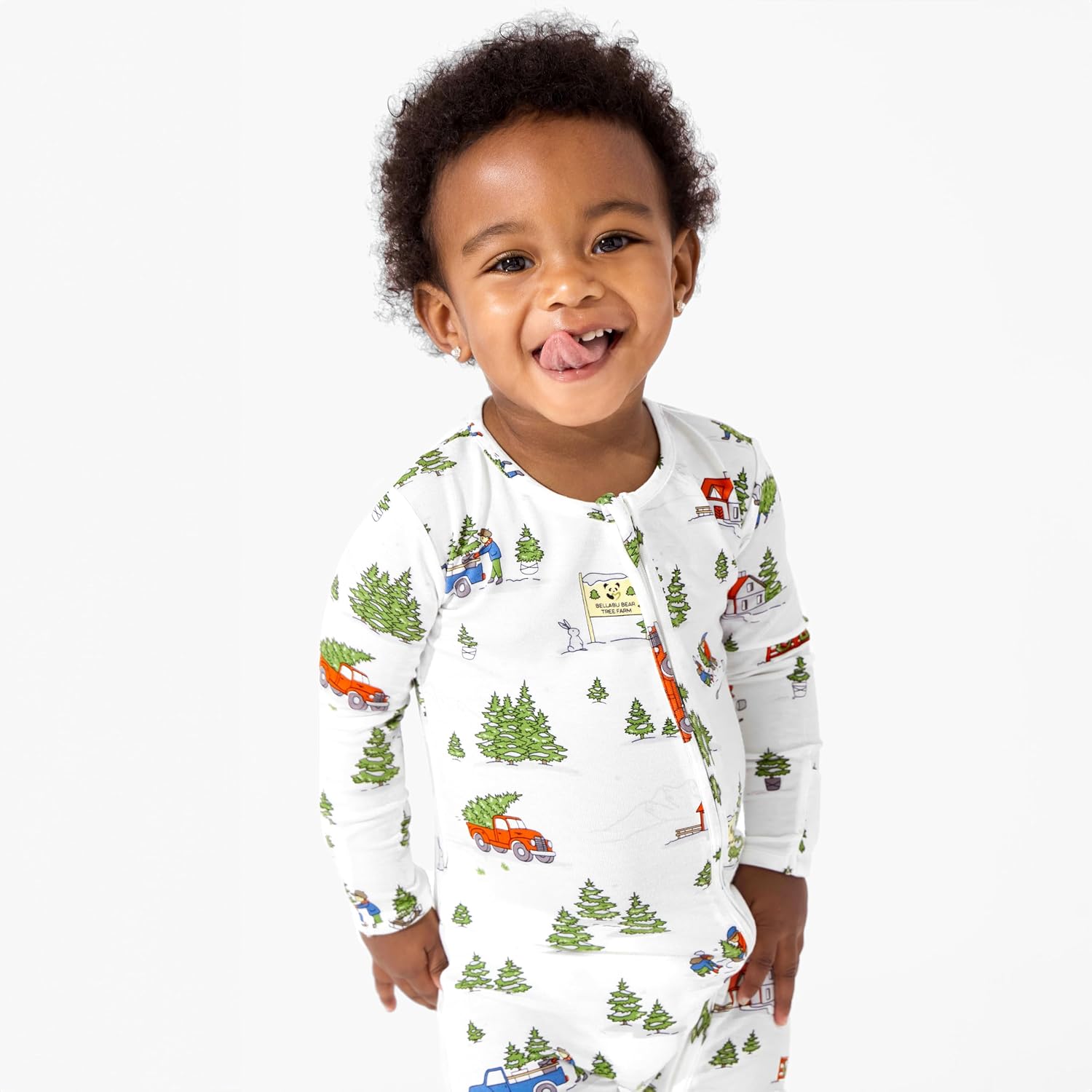 Bellabu Bear Convertible Footies for Baby Boys & Baby Girls, Family Matching Pajamas, Rayon from Bamboo