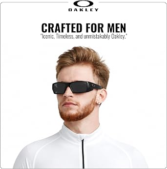 Oakley GASCAN OO9014 Rectangle Shape Sunglasses With Official Eyewear Kit | Men's Sunglasses