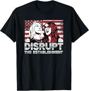 Disrupt the Establishment Marjorie Taylor Greene Boebert T-Shirt