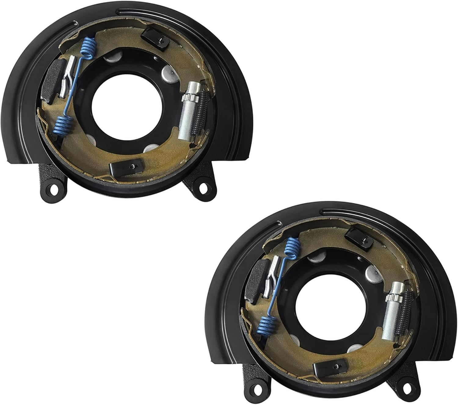 Rear Brake Backing Plate Assembly for Chevy Silverado 2000-2007 | 2Pcs Rear Loaded Parking Brake Backing Plate Assembly,For Cadillac Escalade 2004-2007,For GMC Savana 2003-2007,#926267
