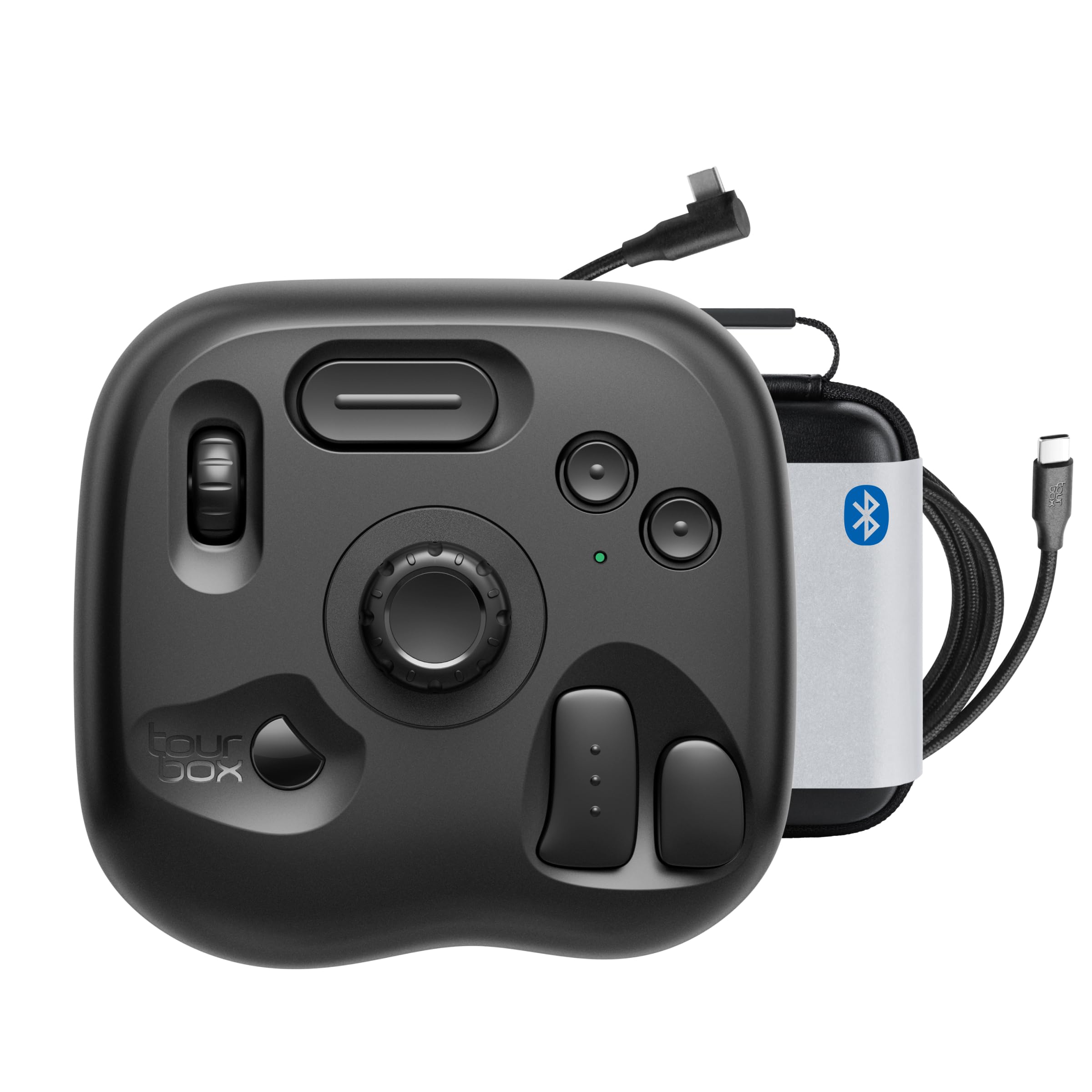 TourBox Lite Compact Editing Keyboard, Artist Drawing Macro Keyboard, Creative Controller with Custom Software, Optimize All Workflows