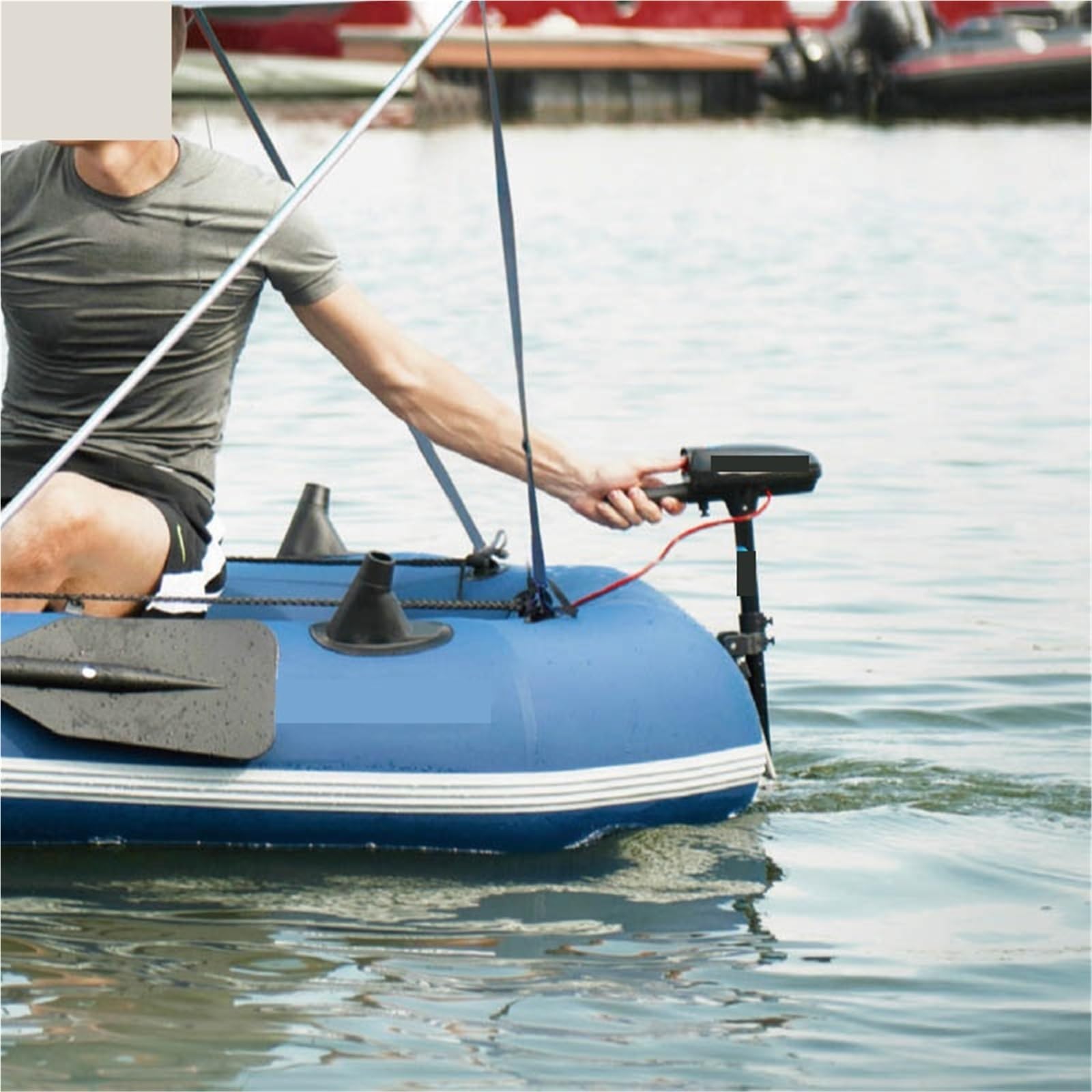 Motore elettrico per barche, Motore Elettrico Di Propulsione Fuoribordo Barca Elettrica Gonfiabile per gommoni, barche da pesca