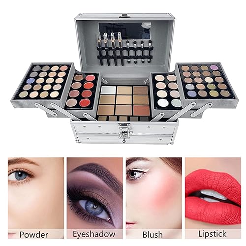 Miniatura 2 de Kit completo de maquillaje todo en uno para mujer, paleta de maquillaje cosmético de 194 colores, juego de regalo de maquillaje profesional con