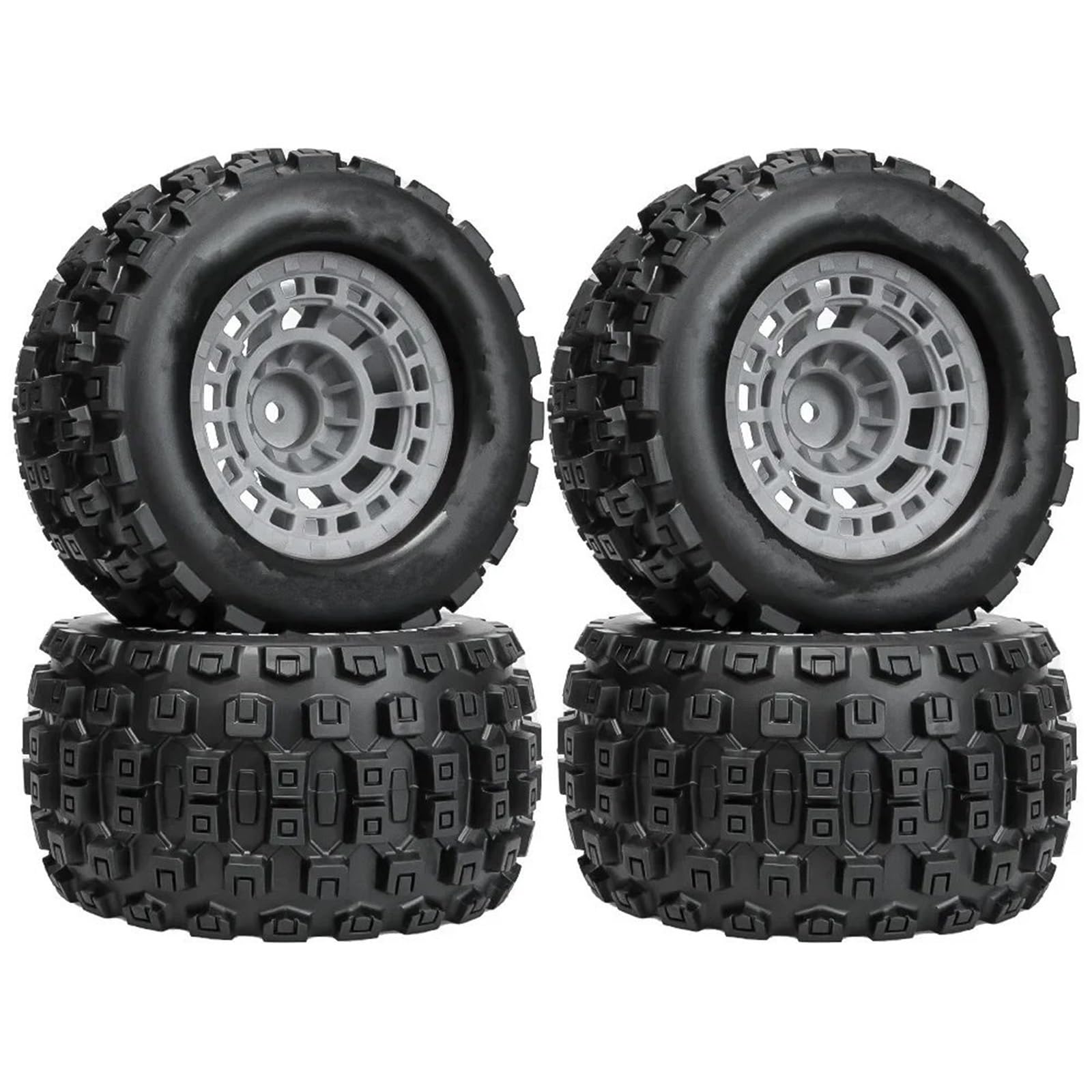 Per Arrma Big Per Rock Per Granito Per Vorteks 3S Per Traxxas Per Rustler 1/10 2.8 "MX Pneumatici Con Adattatore Esagonale Da 12mm Camion RC Accessori Giocattoli Rc