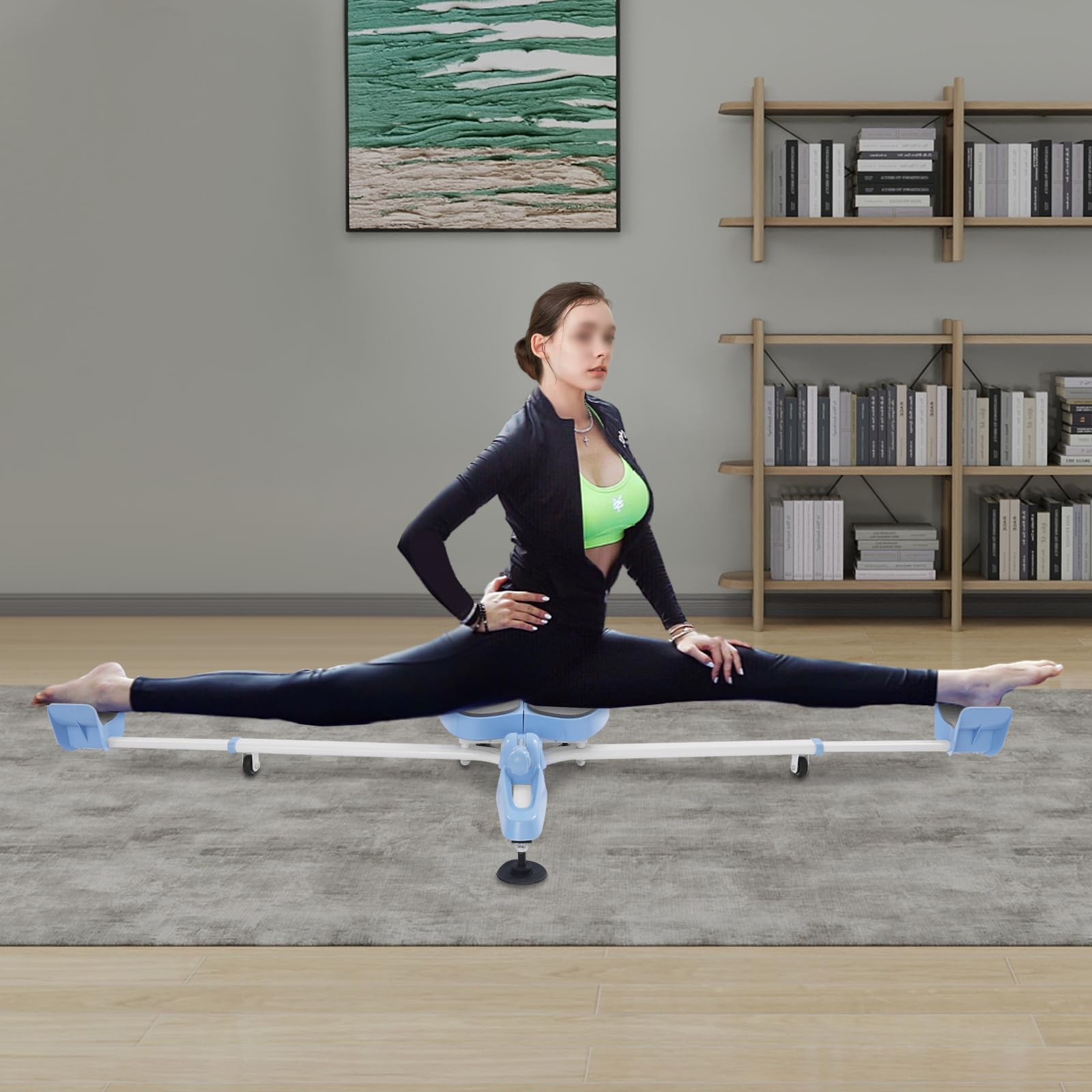 330lbs Leg Stretcher, 180° Heavy Duty Split Machine for Flexibility and Fitness, Leg Stretching Equipment Suitable for Ballet, Dancer, Gymnastics, Yoga, Commercial and Personal Use