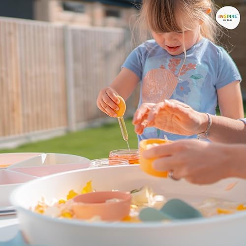 Miniatura 6 de Inspire My Play 6 goteros líquidos naturales para manualidades infantiles, pipetas de juego sensorial para niños, juguetes sensoriales y accesorios