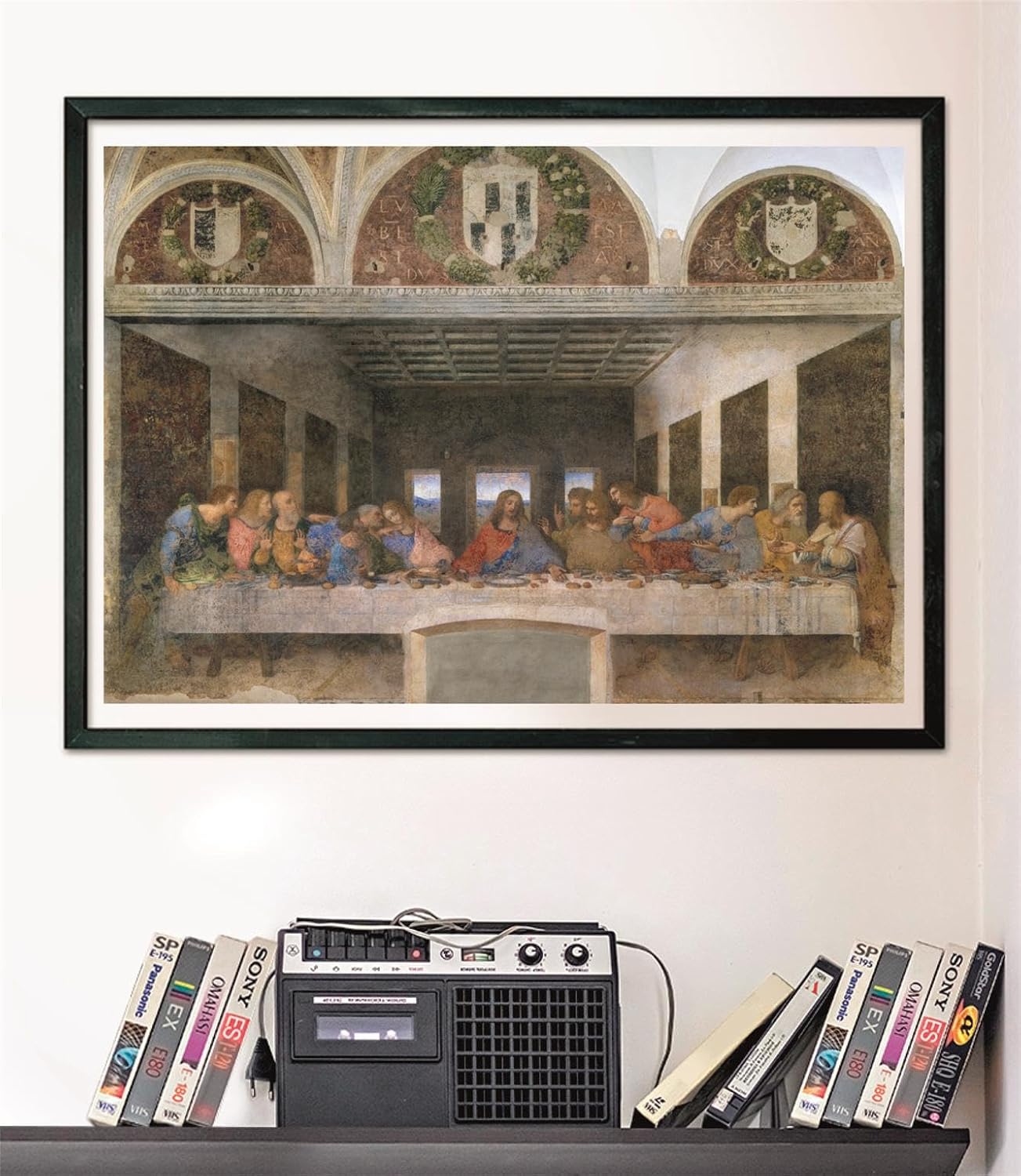 Clementoni - 39965 Jigsaw Puzzle 1000 Pieces Art for Adults and Children, Museum Collection, Leonardo Da Vinci Last Supper Theme, Compact Box with Poster Included, Gift Idea Made in Italy, 70 x 50 cm,