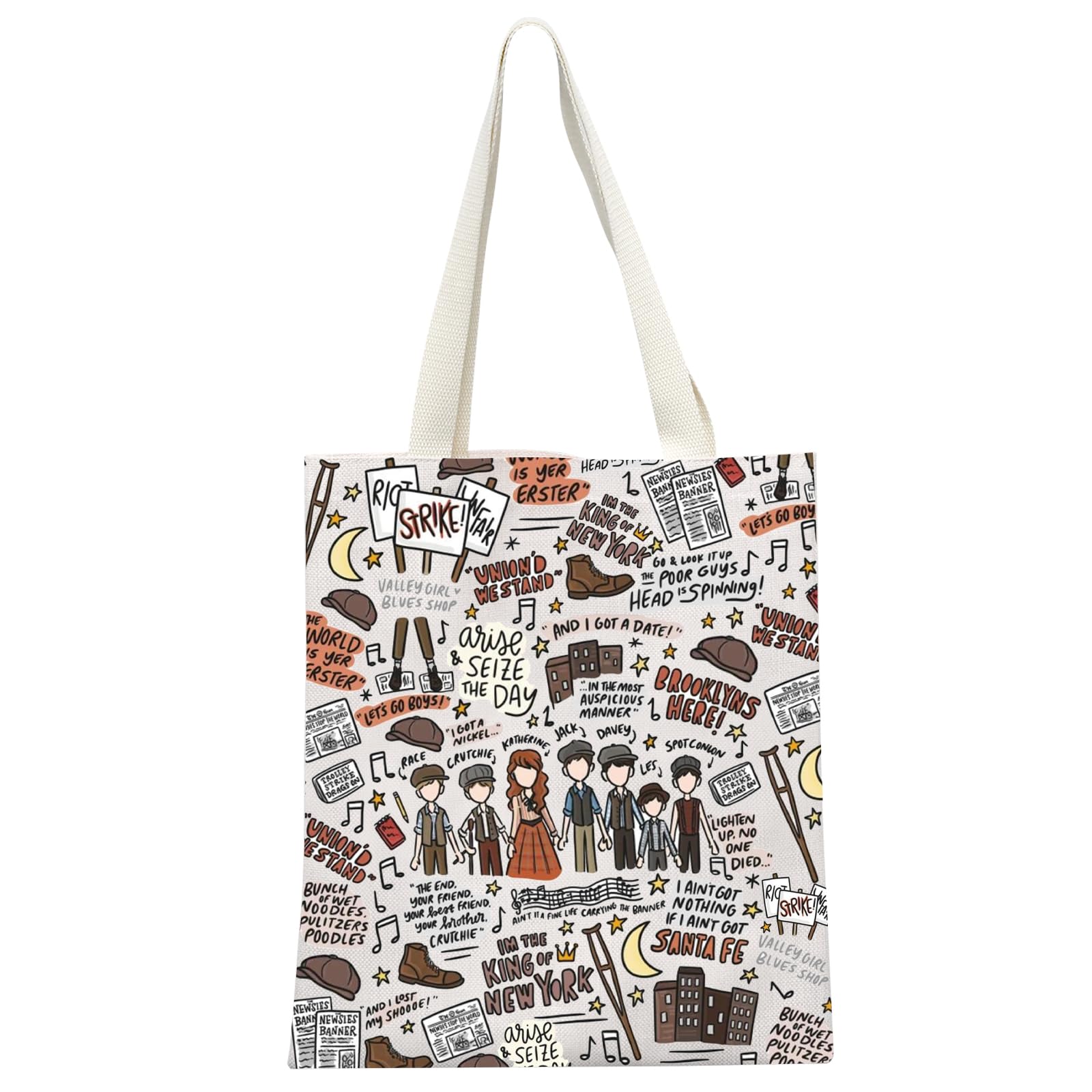 GJTIM Musical Inspired Gift Musical Theatre Gift Musical Tote Bag for Theatre Lover