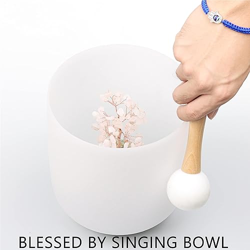 Miniatura 3 de Halukakah Crystal Tree Love Feng Shui - Árbol de la vida con piedras preciosas auténticas de cuarzo rosa envuelto a mano, ramas de alambre de cobre,