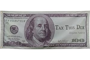 ZKflager Benjamin Franklin Tax This Dick Protest Flag