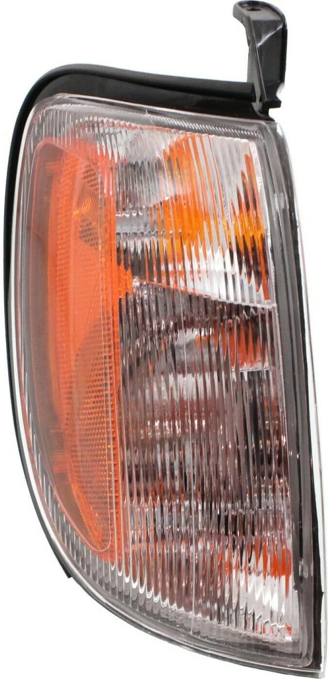 2pcs Signal Light Left Right Side Plastic Lens Clear & Amber Lens Corner Light Incandescent W/Bulbs NI2521124 261257Z425 9591273