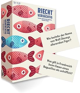 Smells suspicious: A family game for quickly thinking and bluffing for children aged 10 and above.