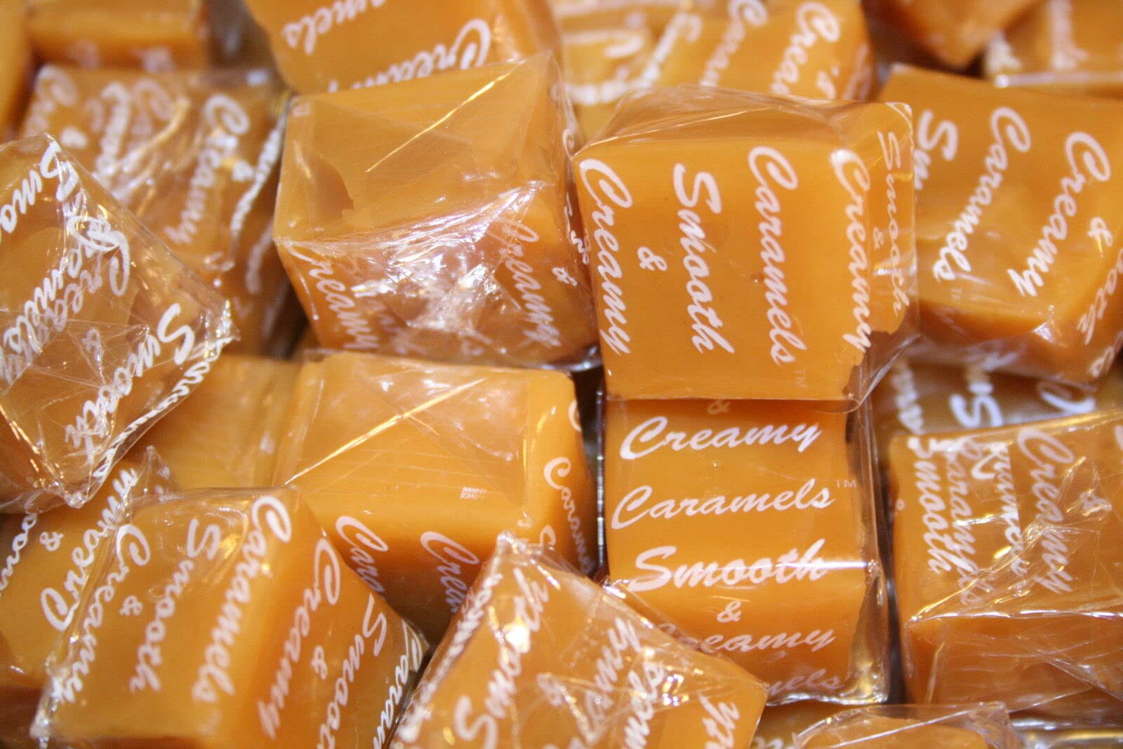 Bayside Candy Caramel Squares - Soft Vanilla Caramel Chews - Caramel Candy, Individually Wrapped Squares (10LB)