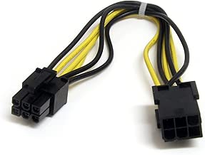 StarTech.com 8in 6 pin PCI Express Power Extension Cable - Power extension cable - 6 pin PCIe power (M) to 6 pin PCIe power (F) - 7.9 in - black - PCIEPOWEXT - coolthings.us