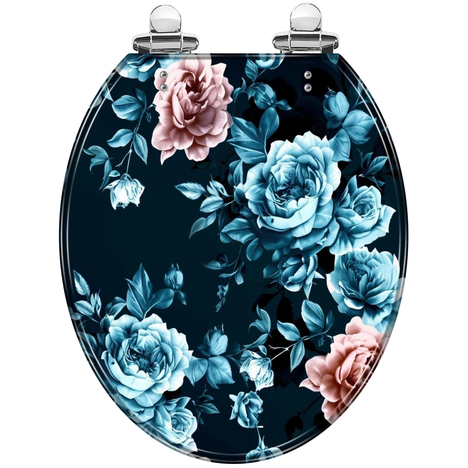 Sedile WC in resina YumkHome con chiusura ammortizzata e sgancio rapido per