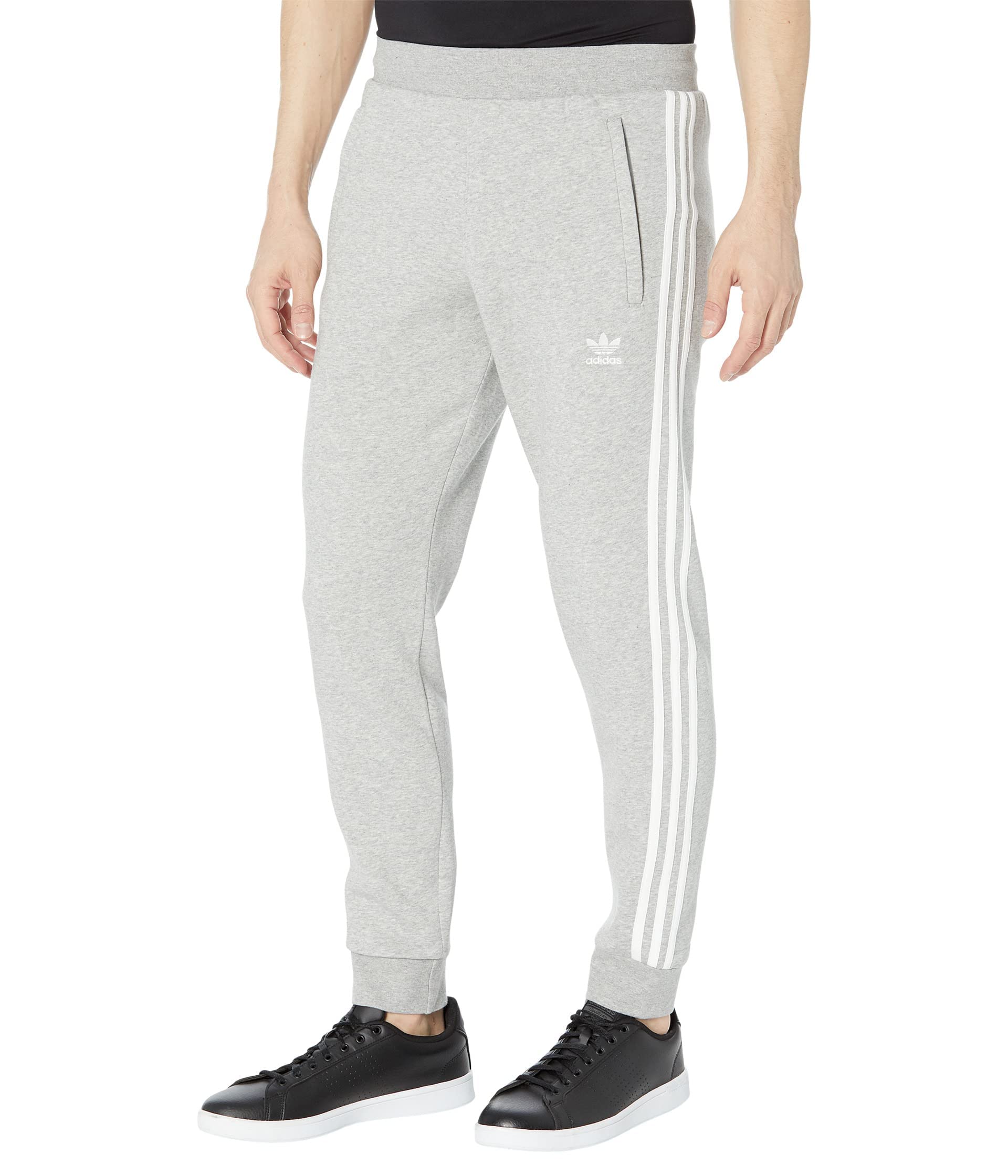 adidas Originals Men's Adicolor Classics 3-Stripes Pants, Medium Grey Heather, XX-Large