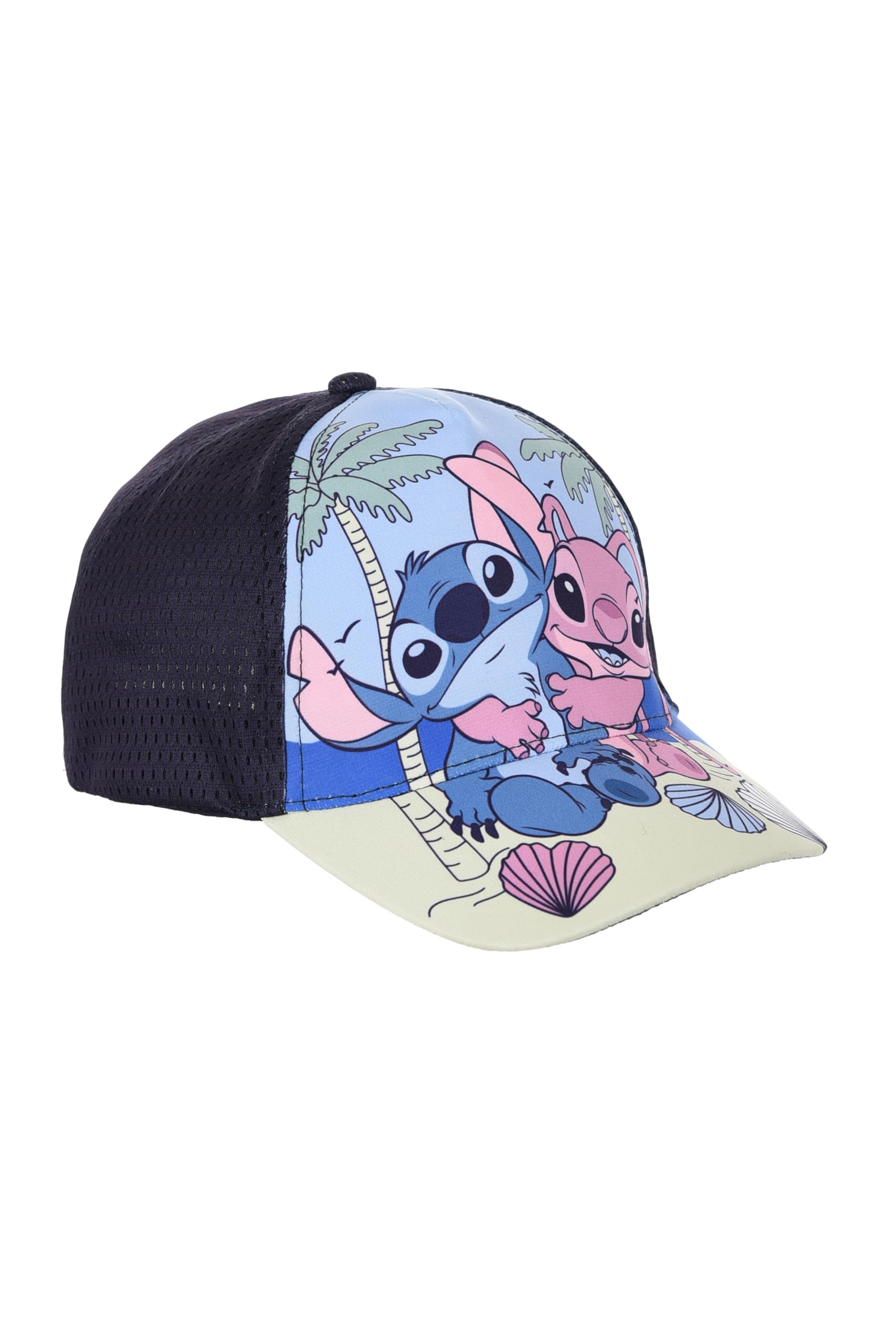 Disney Stitch e Angel Cappello da Baseball Bambina, Berretto Estivo con Design Tropicale, Regalo per Ragazze e Adolescenti