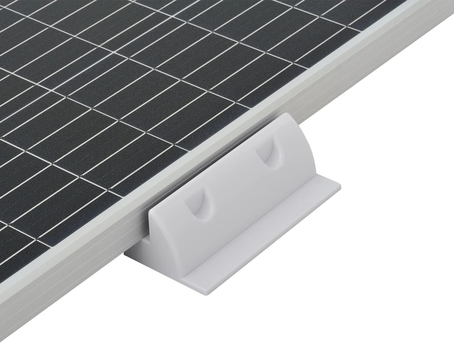 Spartan Power ABS Drill Free Solar Panel Mount 6 Piece (White) Great for RV's, Vans, Trailers, Buses, Skoolies, Boats