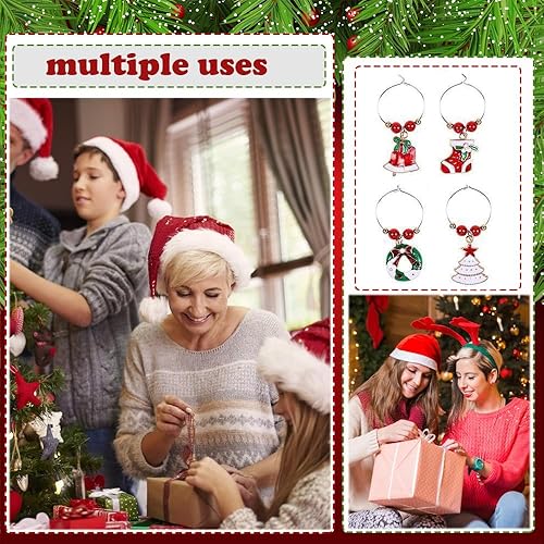 Miniatura 6 de Colgantes de Navidad Colgantes Esmalte Árbol de Navidad Campana de copo de nieve, NO, No