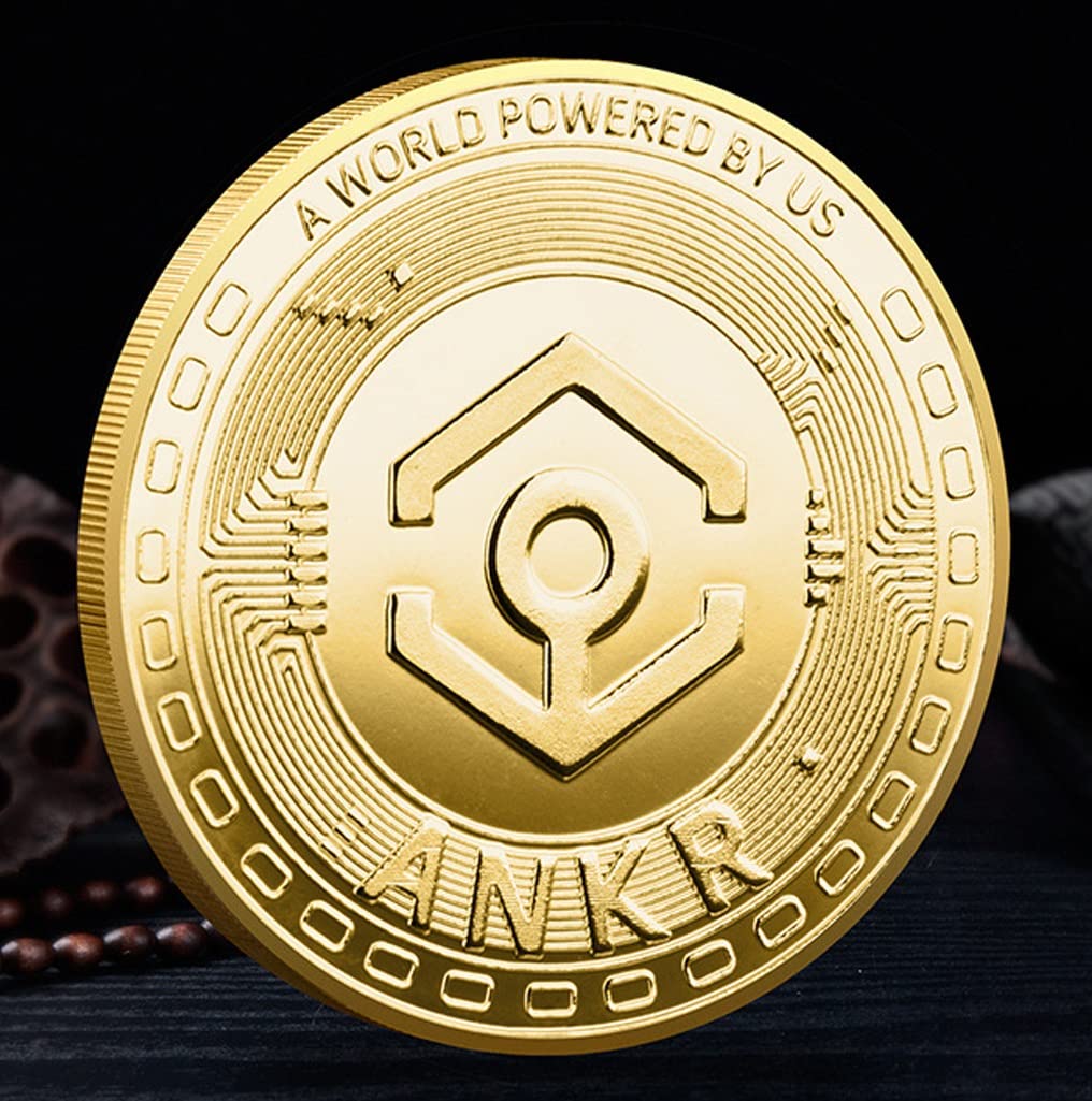 Amazon.com: NEDLON ANKR Coin Crypto Coins Cryptocurrency Favorite Bit Coin  Physical Commemorative Coin - 2 Pieces, Gold : Toys & Games