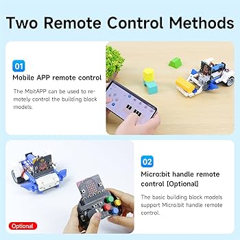 Amazon.com: Yahboom Micro:bit Building Block Robot Kit 16 in 1