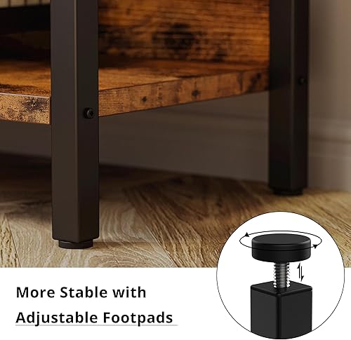 Miniatura 6 de IRONCK Librerías y estanterías de triple ancho de 5 niveles industrial con deflectores Estantería grande Etagere con marco de metal para sala de