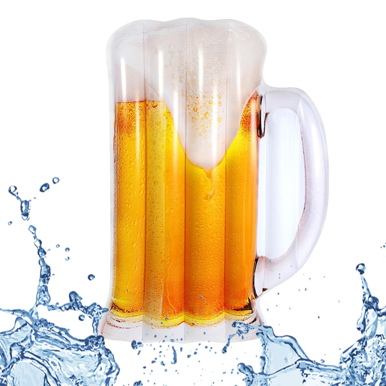 Flotting pour la piscine - lit gonflable pratique confortable pour les piscines, pour le plaisir et le repos pour les vacances pour adultes | Piscine gonflable en forme de bière, stands de hamac pour