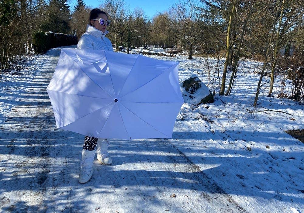 VON LILIENFELD Parasol partnerski XL 148 cm x 99 cm damski męski włókno szklane 10 drążków bardzo stabilny Maxi