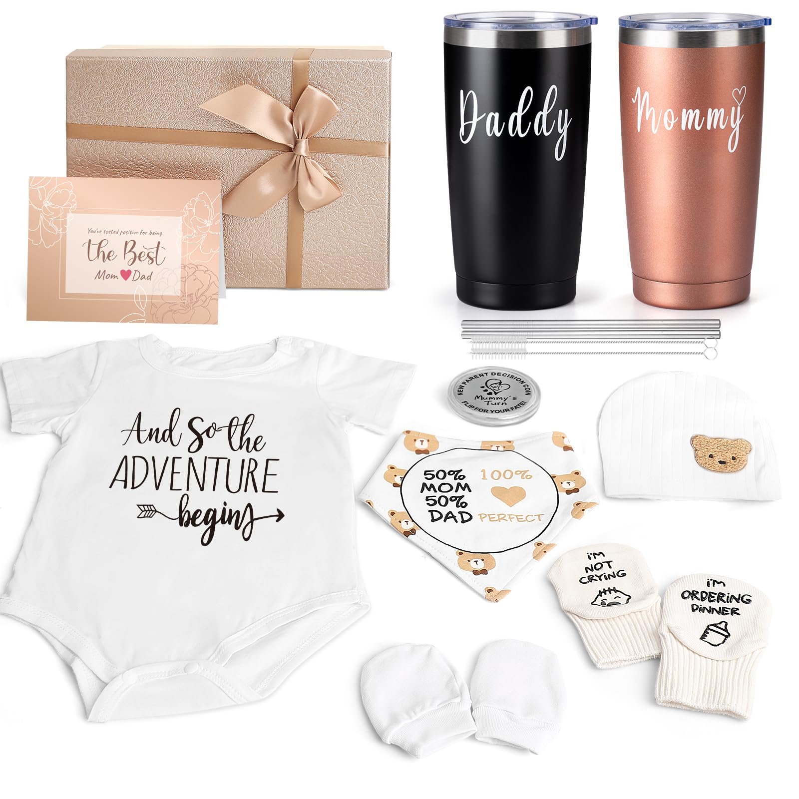 Regali per la mamma da donna, 9 pezzi migliori cesti regalo per la gravidanza per i nuovi genitori, idee regalo per rivelare il sesso per la prima volta, mamma, papà che si aspetta che i genitori