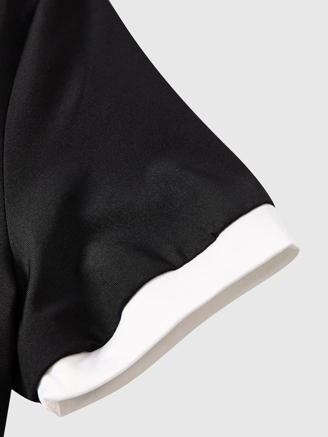 Women's Summer Collar V Neck Short Sleeve T Shirt Elegant Work Office Tops - Image 4