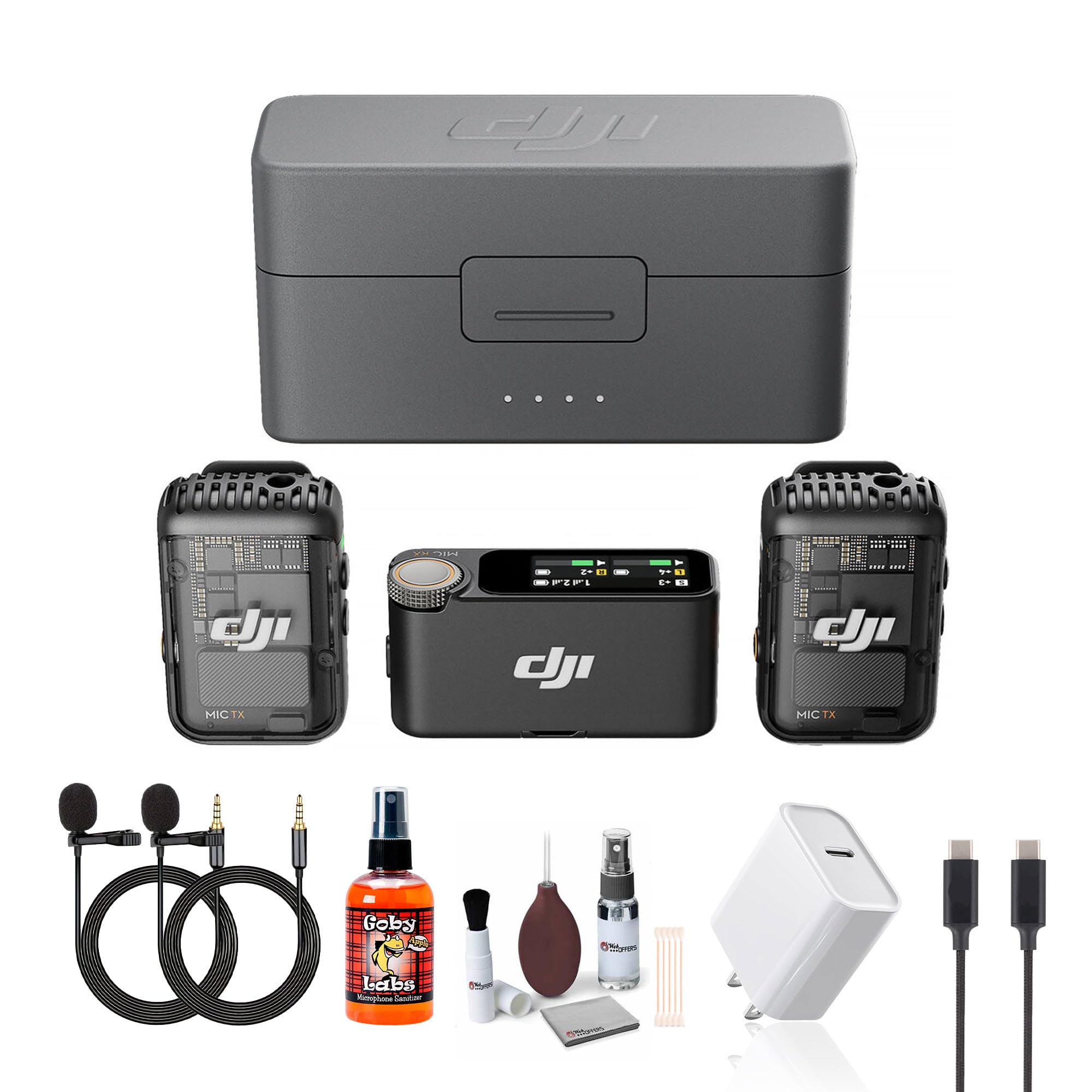 DJI mic2(2個セット) Amazon.com: DJI Mic 2 2-Person Compact Digital Wireless Microphone