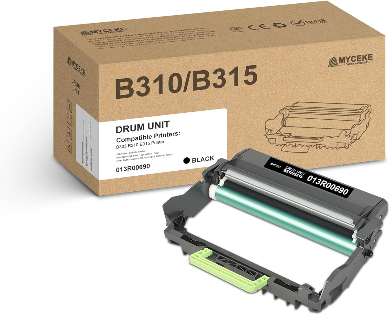 1 Pack B310 B305 B315 Imaging Unit : Compatible 013R00690 Replacement Drum Unit for Xerox B305 B310 B315 Printer, 42,000 Pages