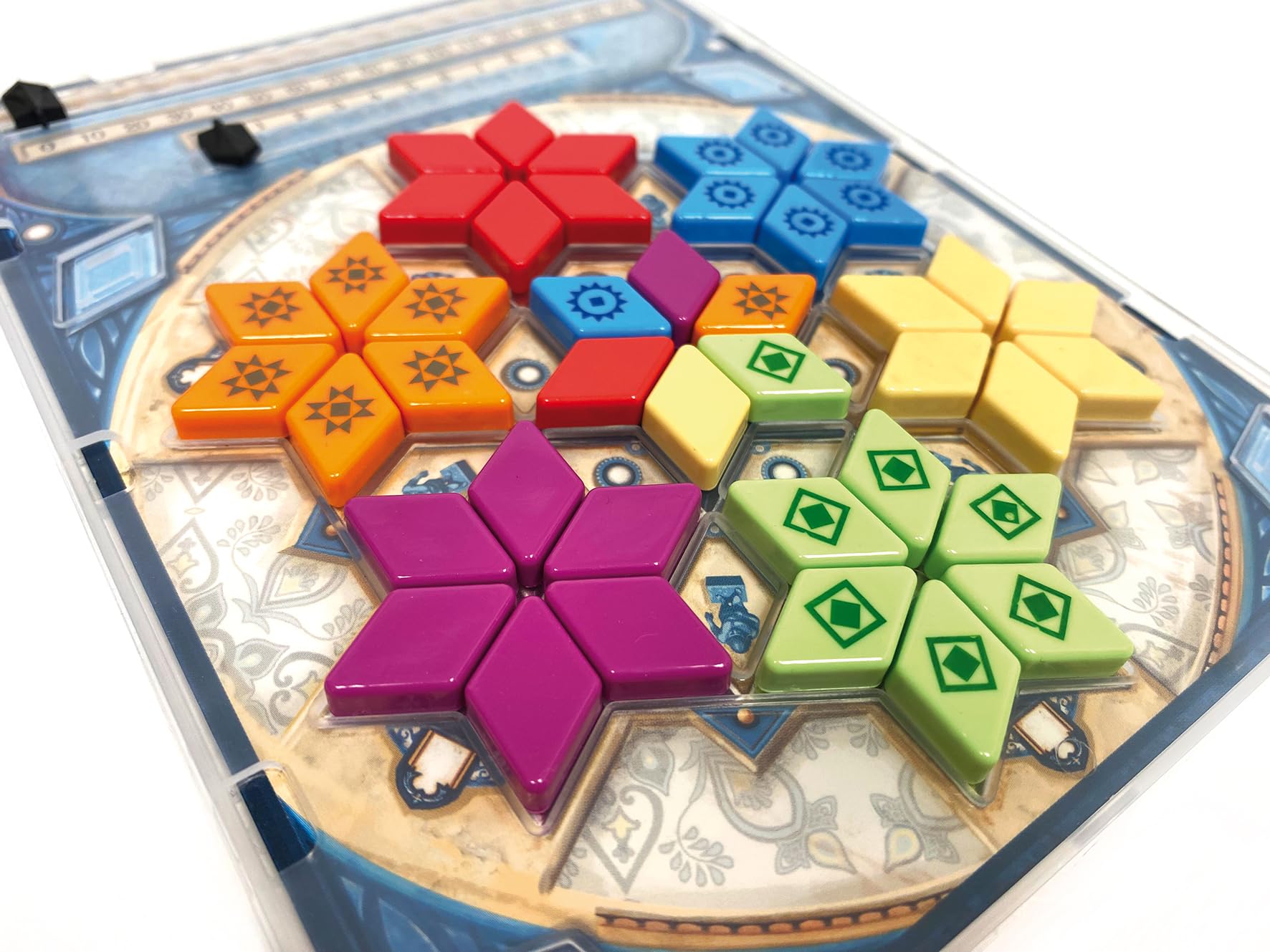 NEXT MOVE Asmodee Azul: PAVILLON D'Ete Mini - Juegos de Mesa - Juego de Viaje - Familia y Niños a Partir de 8 años - de 2 a 4 Jugadores - Versión Francesa