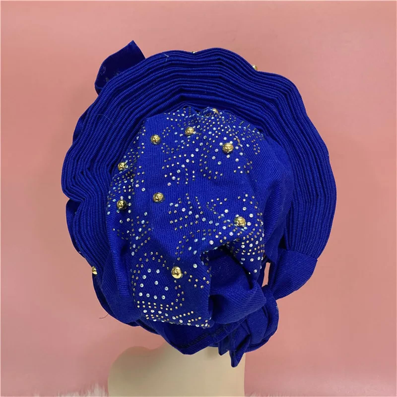 Turbante de boda para mujer, turbante africano, turbante africano, gorro de diadema para mujer nigeriana