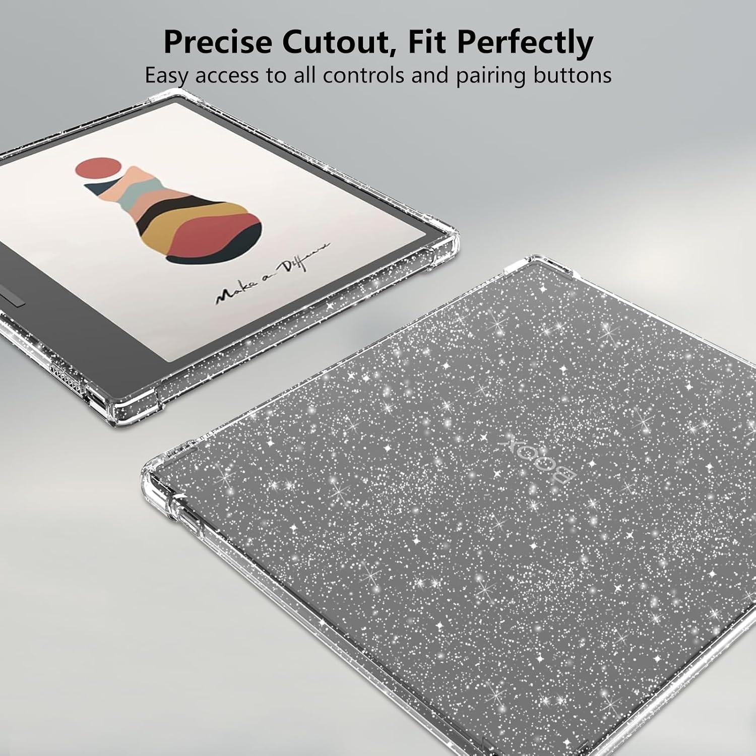 Aircawin Case for Onyx Boox Go 7/Go 7 Color(1/2th Gen)/Boox Leaf2/3,Glitter image 4