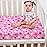 UOMNY Crib Sheet Heart Fitted Crib Sheets Baby Sheet for Standard Crib and Toddler Mattresses Nursery Bedding Sheet Crib Mattress Sheets for Boys and Girls 1 Pack Space Toddler Sheet