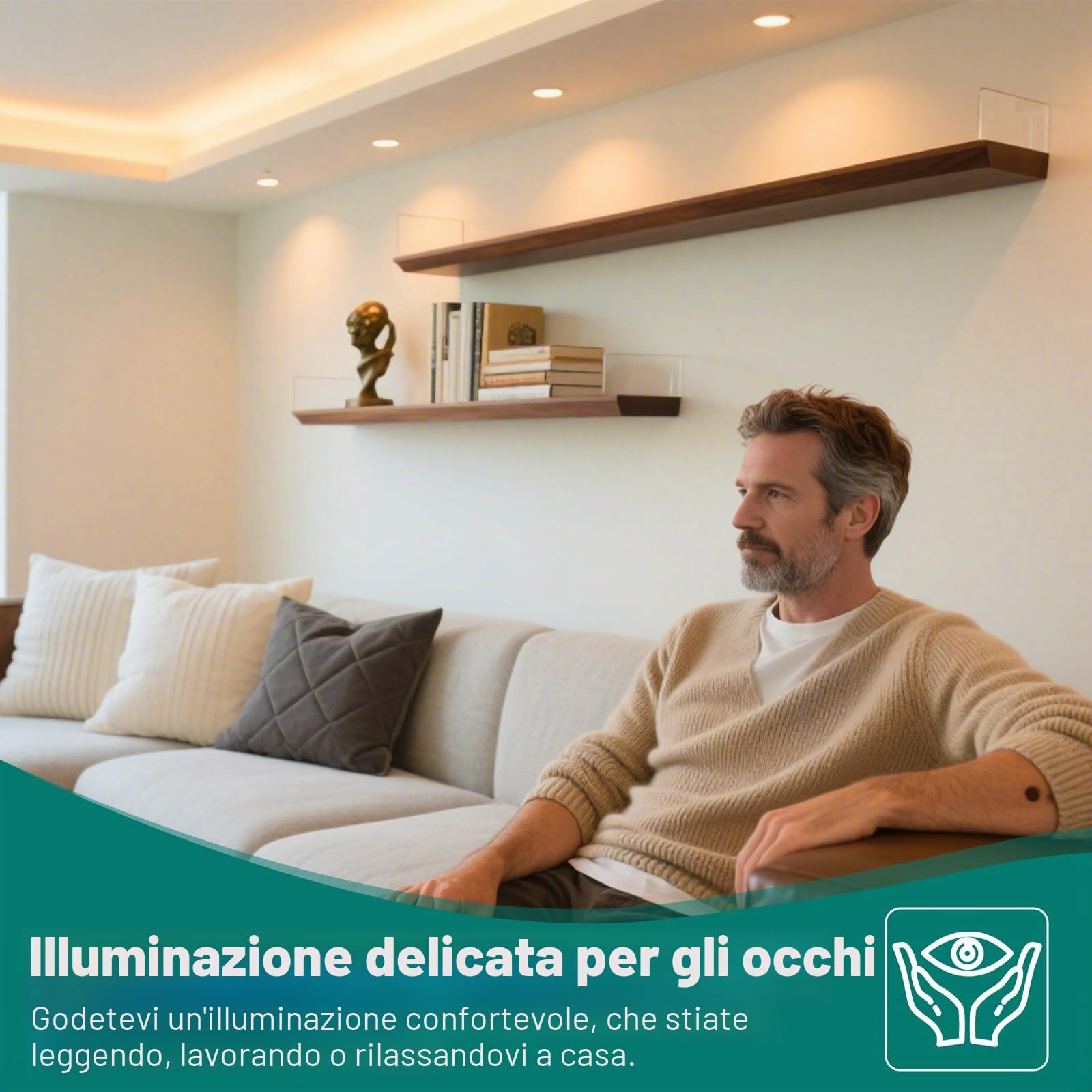 DiCUNO Lampadina LED GU5.3 Dimmerabile, 6W=60W, 2700K, 420lm, 10 Pezzi | Bianco caldo, Lampadine GU5.3 MR16, 12V, Fascio 40°, per faretti da incasso, controsoffitti e vetrine