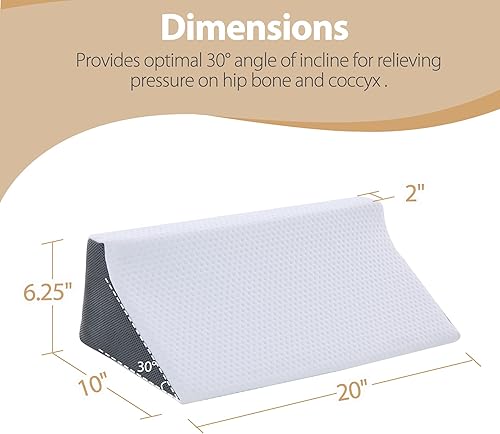 Miniatura 5 de Almohada de Cuña para Dormir, Posicionadores de Cuerpo para Dormir de Lado para el Dolor de Espalda, Prevención de Llagas, Después de la Cirugía