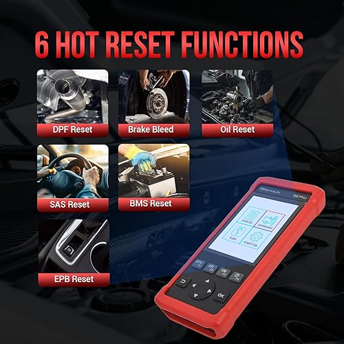 Vista 2 de Escáner OBD2 LAUNCH Millennium 90 Pro Escáner de Coche, Lector de Códigos OBD2 Completo, Herramienta de Escaneo Diagnóstico para ABS SRS