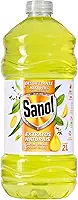 Sanol Desinfetante Extratos Naturais Capim Limão & Folhas Verdes 2 Litros Amarelo