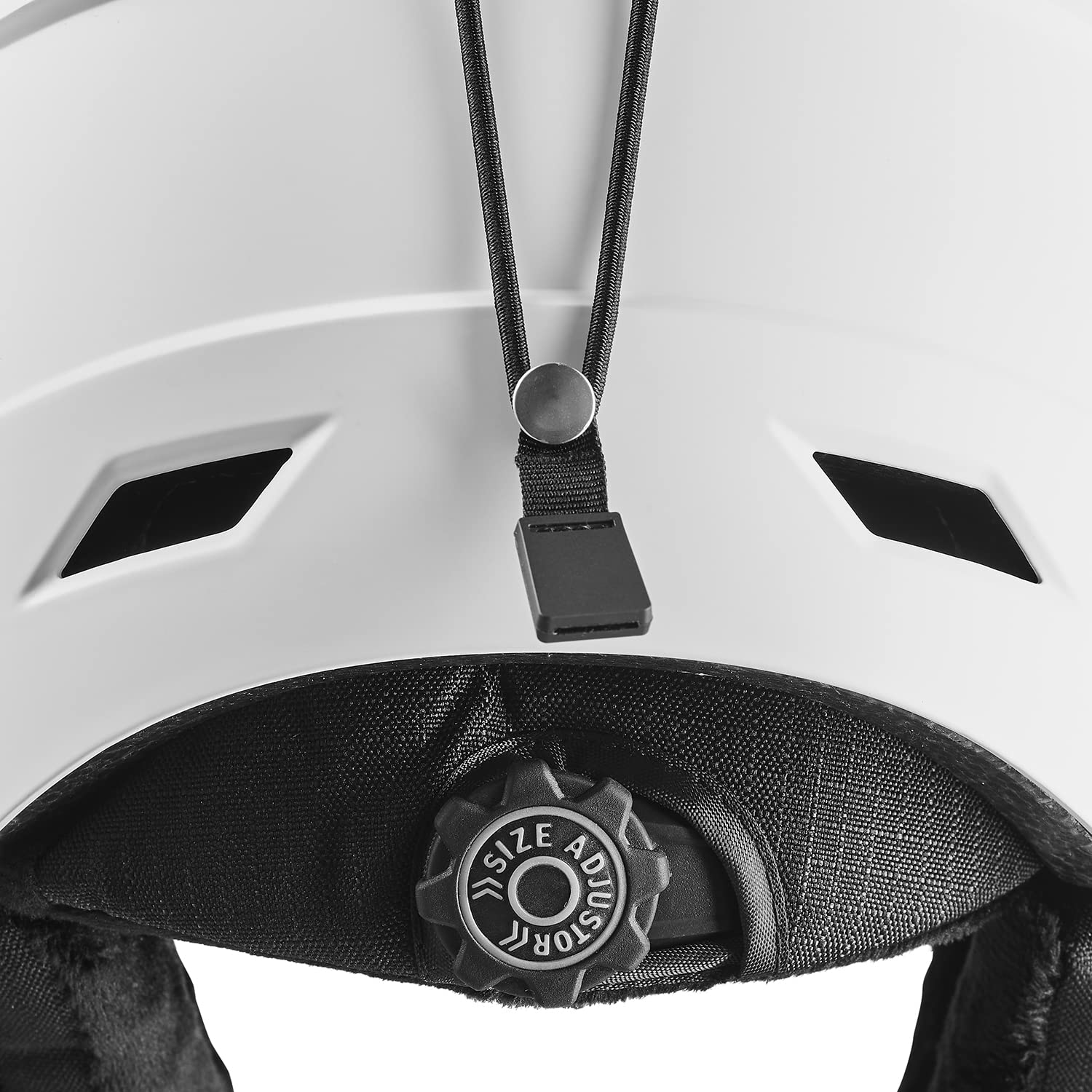 Black Crevice GERLOS I Casco da sci traspirante da uomo e da donna con aperture di ventilazione, casco da sci unisex di alta qualità, casco da sci regolabile con supporto per occhiali da sci