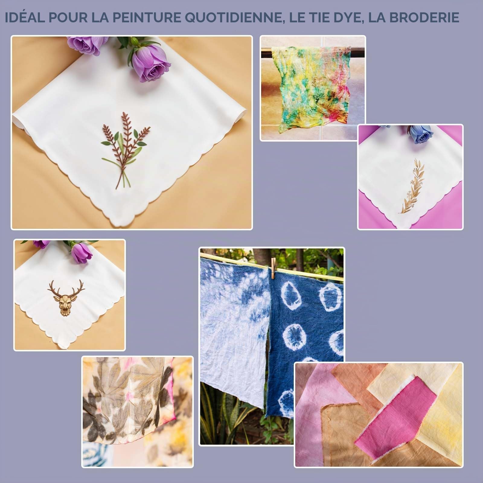 Gjinxi Lot de 6 petits mouchoirs blancs ensemble de mouchoirs en tissu de coton pochette de costume mouchoir de serviette pour un usage quotidien mariage femme (30 x 30 cm)