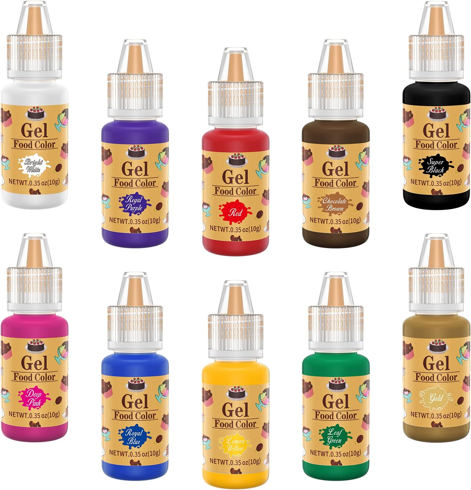 Amazon.com : Food Coloring Liquid Set - Jelife 20 Colors Liquid Easter